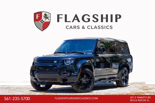 Black 2025 Land Rover Defender V8