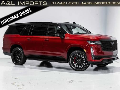 Radiant Red Tintcoat 2024 Cadillac Escalade ESV Premium Luxury