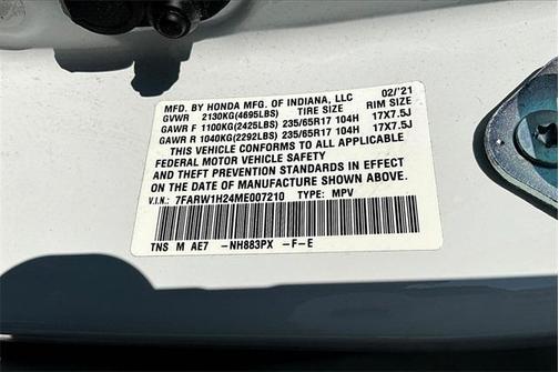 2021 Honda CR-V LX