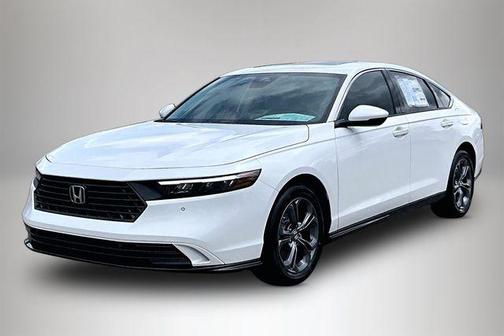 Platinum White Pearl 2026 Honda Accord Hybrid EX-L
