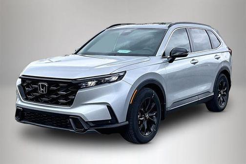 Solar Silver Metallic 2025 Honda CR-V Hybrid Sport-L