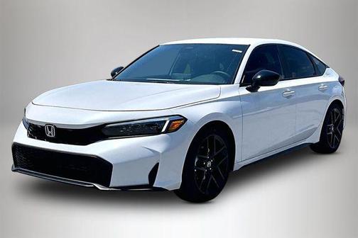 Platinum White Pearl 2026 Honda Civic Sport