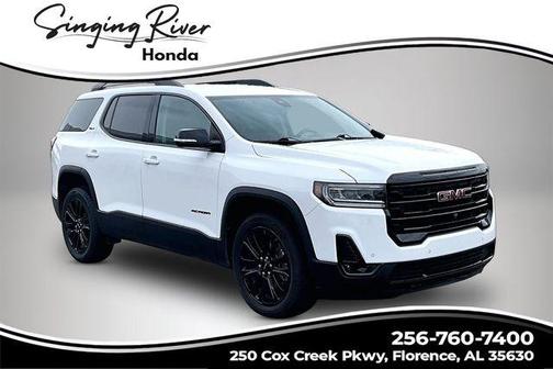 Summit White 2022 GMC Acadia SLT