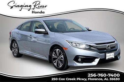 Lunar Silver Metallic 2018 Honda Civic EX-T
