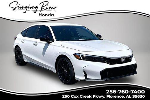 Platinum White Pearl 2026 Honda Civic Sport
