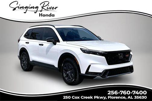 Platinum White Pearl 2026 Honda CR-V Hybrid TrailSport