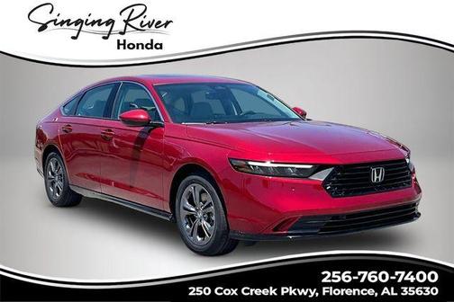 Radiant Red Metallic 2026 Honda Accord Hybrid EX-L