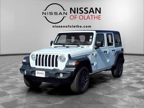 Bright White Clearcoat 2024 Jeep Wrangler Sport S