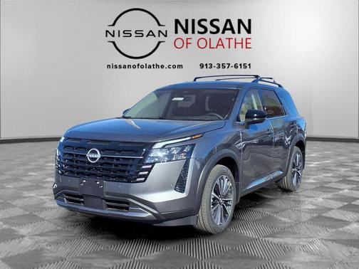 Gun Metallic 2026 Nissan Pathfinder Platinum
