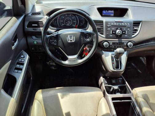 White 2014 Honda CR-V EX-L