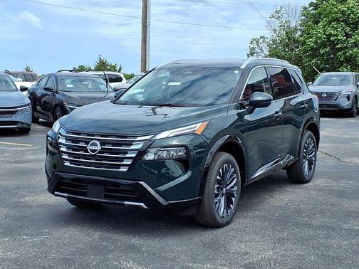 Obsidian Green 2026 Nissan Rogue Platinum