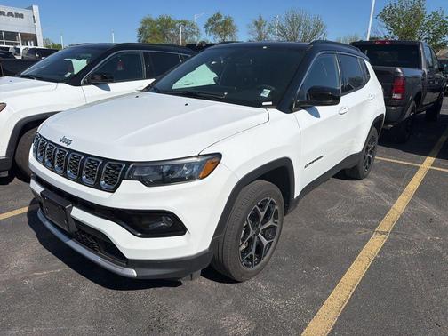Bright White Clearcoat 2025 Jeep Compass Limited