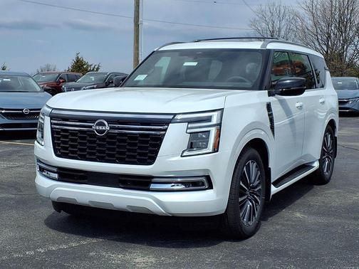Everest White Pearl Tricoat 2026 Nissan Armada Platinum Reserve