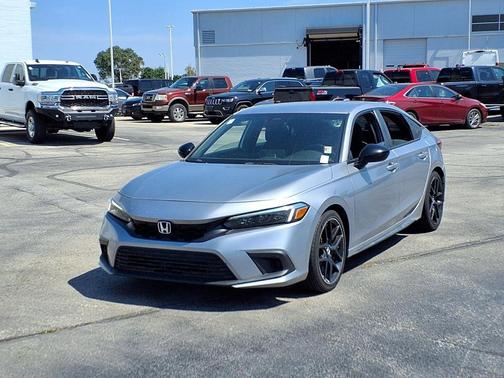 Gray 2022 Honda Civic Sport