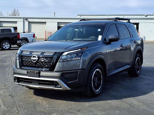 Gun Metallic 2024 Nissan Pathfinder Rock Creek 4WD