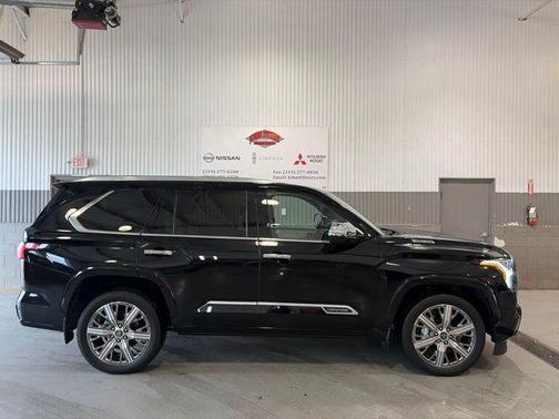 Midnight Black Metallic 2024 Toyota Sequoia Capstone