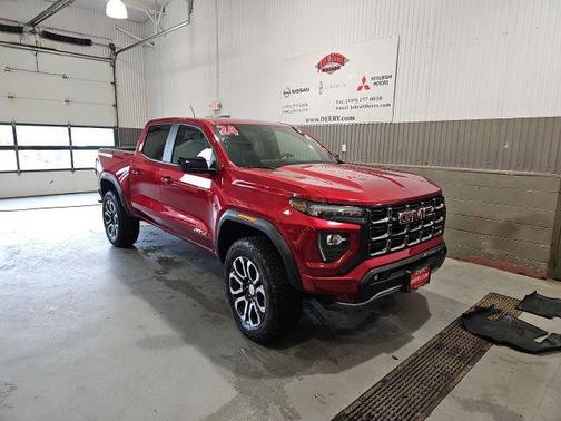 Volcanic Red Tintcoat 2024 GMC Canyon AT4