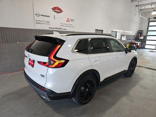White 2025 Honda CR-V Hybrid Sport Touring AWD