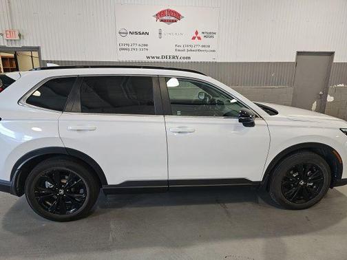 White 2025 Honda CR-V Hybrid Sport Touring AWD