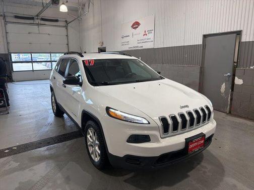 Bright White Clearcoat 2017 Jeep Cherokee Sport