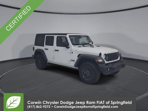Bright White Clearcoat 2025 Jeep Wrangler Sport