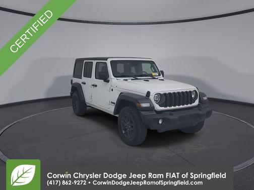 Bright White Clearcoat 2025 Jeep Wrangler Sport