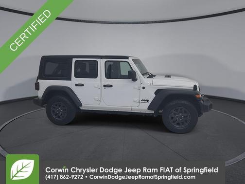 Bright White Clearcoat 2025 Jeep Wrangler Sport