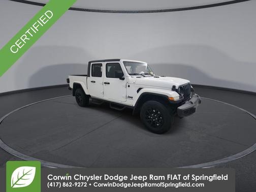 Bright White Clearcoat 2022 Jeep Gladiator Sport