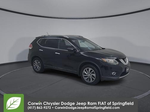 Super Black 2015 Nissan Rogue SL