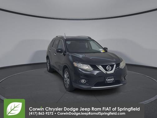 Super Black 2015 Nissan Rogue SL