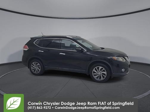 Super Black 2015 Nissan Rogue SL