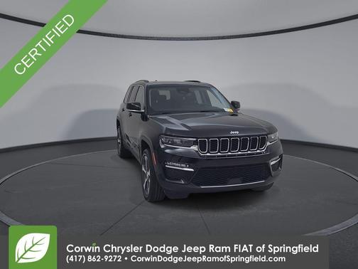 Diamond Black 2023 Jeep Grand Cherokee Limited