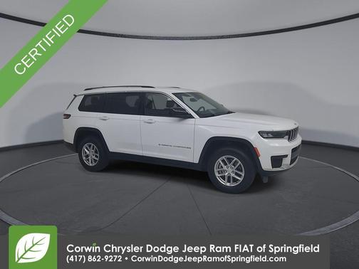 Bright White Clearcoat 2023 Jeep Grand Cherokee L Laredo