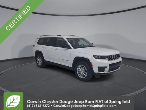 Bright White Clearcoat 2023 Jeep Grand Cherokee L Laredo