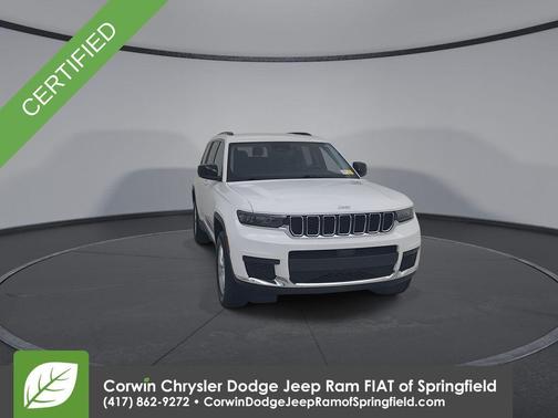 Bright White Clearcoat 2023 Jeep Grand Cherokee L Laredo