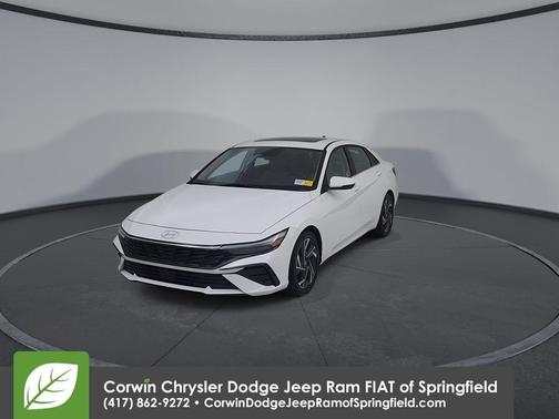 White 2025 Hyundai ELANTRA Limited