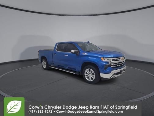 Glacier Blue Metallic 2022 Chevrolet Silverado 1500 LTZ
