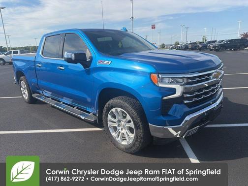 Glacier Blue Metallic 2022 Chevrolet Silverado 1500 LTZ