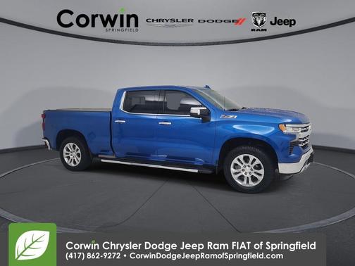 Glacier Blue Metallic 2022 Chevrolet Silverado 1500 LTZ