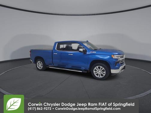 Glacier Blue Metallic 2022 Chevrolet Silverado 1500 LTZ