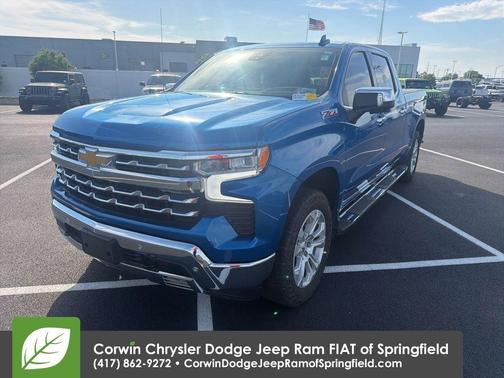 Glacier Blue Metallic 2022 Chevrolet Silverado 1500 LTZ