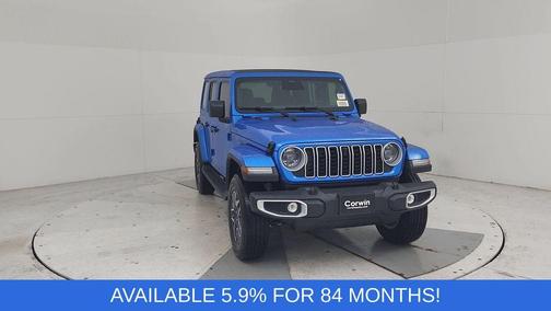 Hydro Blue Pearl 2026 Jeep Wrangler Sahara