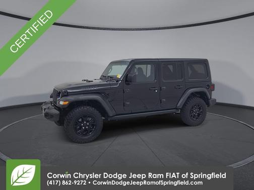 Black Clearcoat 2022 Jeep Wrangler Unlimited Sport