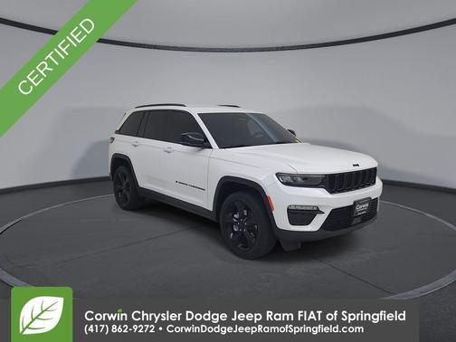 Bright White Clearcoat 2023 Jeep Grand Cherokee Limited