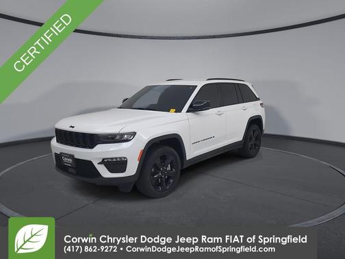 Bright White Clearcoat 2023 Jeep Grand Cherokee Limited