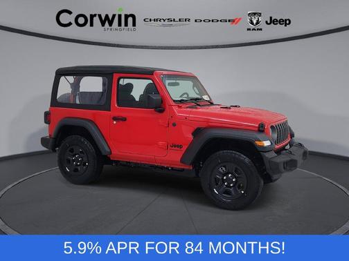 Firecracker Red Clearcoat 2026 Jeep Wrangler Sport