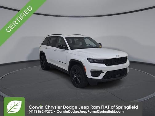 Bright White Clearcoat 2024 Jeep Grand Cherokee Limited
