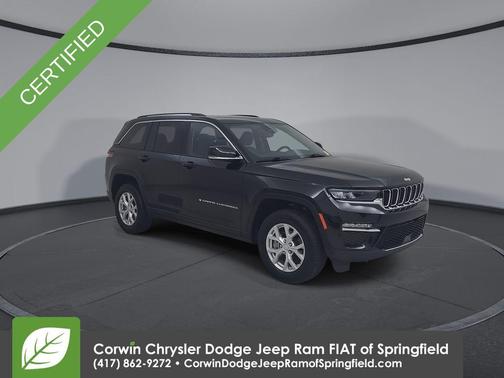 Diamond Black 2023 Jeep Grand Cherokee Limited