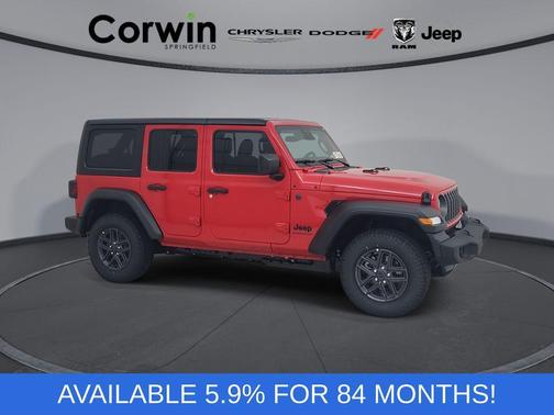 Firecracker Red Clearcoat 2026 Jeep Wrangler Sport