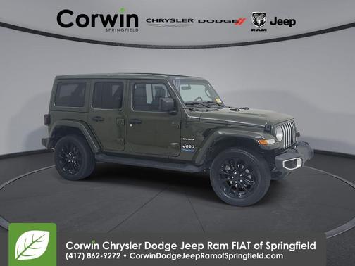 Sarge Green Clearcoat 2021 Jeep Wrangler Unlimited 4xe Sahara